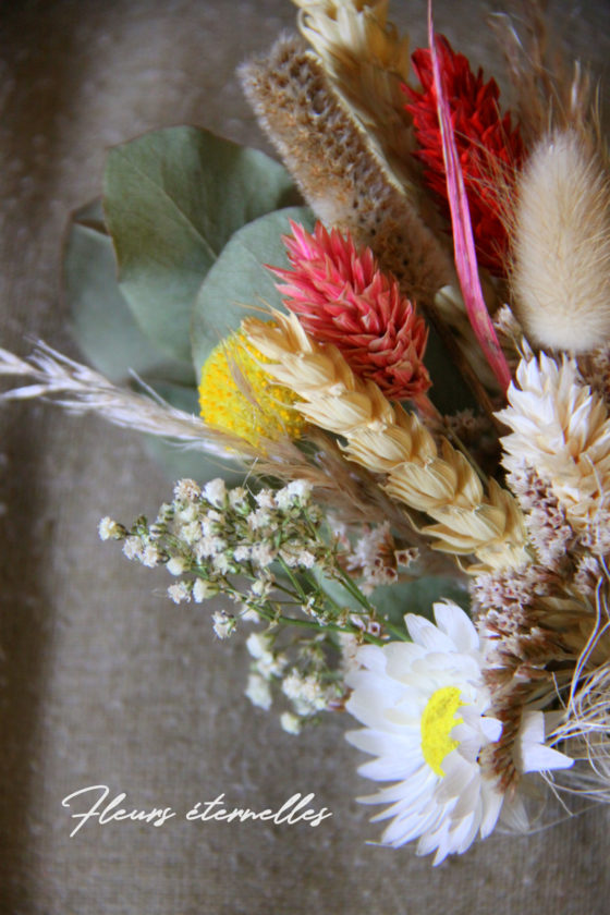 petit-bouquet-fleurs-séchées-la-saladelle- atelier-création-florale-Perpignan