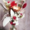 Petit-bouquet-fleurs-séchées et bouteilles LOVE - La Saladelle-Atelier floral-66